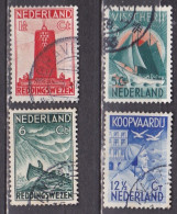 1933 Zeemanszegels Gestempelde Serie NVPH 257 / 260 - Used Stamps