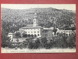 Cartolina Santuario De Laghet (Alpes-Maritimes) Vue D'Ensemble Du Monastère 1900 - Non Classés