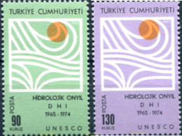 172532 MNH TURQUIA 1967 DECADA HIDROLOGICA INTERNACIONAL - ...-1858 Vorphilatelie