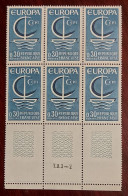 France Bloc De 6 Timbres Neuf  N**  YT N° 1490 EUROPA 1966 - Mint/Hinged