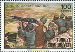 172716 MNH TURQUIA 1971 50 ANIVERSARIO DE LA SEGUNDA VICTORIA DE INONU - ...-1858 Préphilatélie