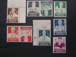 ALLEMAGNE POSTES MI 556 / 564 LUXES SANS CHARNIERE* * COTE 2023 : 700 € - Unused Stamps