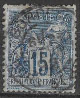 Lot N°143 N°90,oblitéré Cachet à Date BORDEAUX COURS St JEAN - 1876-1898 Sage (Type II)