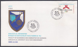 Turkey 1994 FDC Faculty Of Economics And Administrative Sciences, Economy, First Day Cover - Briefe U. Dokumente