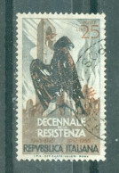 ITALIE - N°676 Oblitéré - 10°anniversaire De La Résistance. - 1946-60: Used