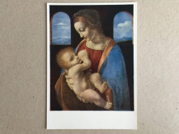 Kunstler Illustrateur - Painting Art - Leonardo Da Vinci Madonna With Child - Pintura & Cuadros
