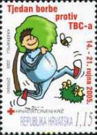 188411 MNH CROACIA 2005 SEMANA DE LUCHA CONTRA LA TUBERCULOSIS - Croatia