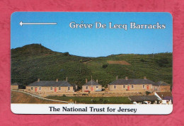 Uk- Jersey Telecoms- Gréve De Lecq Barracks. The National Trust For Jersey- Prepaid Phone Card Used By 40 Units- - [ 7] Jersey Und Guernsey