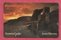 Uk- Jersey Telecoms- Grosnez Castle- Prepaid Phone Card Used By 80 Units- - [ 7] Jersey And Guernsey