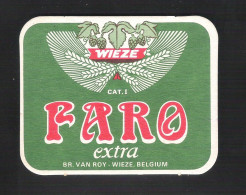 Bierviltje - Sous-bock - Bierdeckel - VAN ROY - WIEZE - FARO   (B 073) - Beer Mats