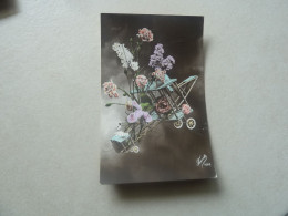 Paris - Roses, Lilas Et Maquette Avion - 1682 - Editions Fauvette - Année 1914 - - Flowers