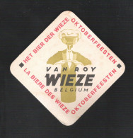 Bierviltje - Sous-bock - Bierdeckel VAN ROY - WIEZE - OKTOBERFEESTEN  (B 075) - Portavasos