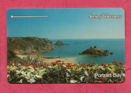 Uk- Jersey Telecoms- Portelet Bay- Prepaid Phone Card Used By 40 Units- - [ 7] Jersey Und Guernsey