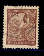 ! ! Macau - 1934 Padroes St. Gabriel 6 A - Af. 274 - Used (km011) - Used Stamps