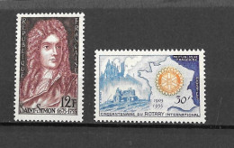 N° 1008/1009  NEUF** - Unused Stamps