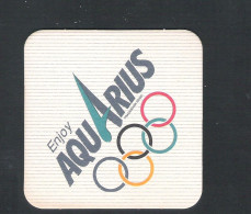 Bierviltje - Sous-bock - Bierdeckel :  AQUARIUS    (B 081) - Beer Mats