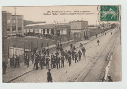 CPA - 95 - ARGENTEUIL - Route D' Argenteuil Sortie De L'usine "Société Lorraine Dietrich De Luneville" Voy 1914 - Argenteuil