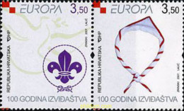 211887 MNH CROACIA 2007 EUROPA CEPT. 100 AÑOS DE ESCULTISMO - Croacia