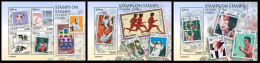 Liberia 2023 Stamps On Stamps. Olympic Games. (306) OFFICIAL ISSUE - Briefmarken Auf Briefmarken