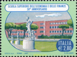 212263 MNH ITALIA 2007 50 ANIVERSARIO DE LA ESCUELA SUPERIOR DE ECONOMIA Y FINANZAS - ...-1850 Préphilatélie
