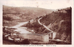 *CPA - 42 - La Loire Aux Environs De ROANNE - Digue De Pinay - Roanne