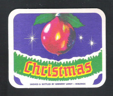 Bierviltje - Sous-bock - Bierdeckel :  CHRISTMAS - BREWERY LEROY - BOEZINGE  (B 087) - Beer Mats