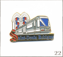 Pin’s Transport - Tramway / RATP Ligne T1 (St Denis-Bobigny) Inaugurée Juillet 1992. Non Est. Métal Peint. T1009-22 - Transportes