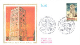 FDC 1985 ABBAYE SAINT MICHEL DE CUXA - 1980-1989