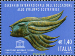 215497 MNH ITALIA 2008 DECENIO INTERNACIONAL DE LA EDUCACION PARA EL DESARROLLO SOSTENIBLE - ...-1850 Voorfilatelie