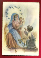 Image Pieuse Ed ? 5028 - Illustrateur Signé En Bas Droit Pas Lisible ?? - Vierge Marie Enfant Jésus ...  - Espagne ... - Images Religieuses