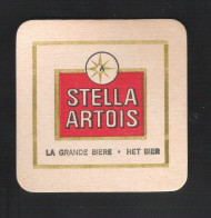 Bierviltje - Sous-bock - Bierdeckel  STELLA ARTOIS   (B 093) - Beer Mats