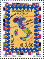 225406 MNH ITALIA 2008 DIA DE LA FILATELIA - ...-1850 Voorfilatelie