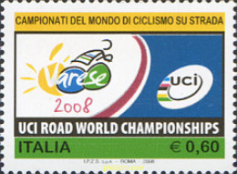 225415 MNH ITALIA 2008 CAMPEONATO MUNDIAL DE CICLISMO EN RUTA - ...-1850 Préphilatélie