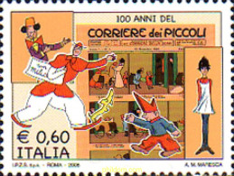 225413 MNH ITALIA 2008 CENTENARIO DEL PERIODICO CORRIERE DEI PICCOLI - 1. ...-1850 Prephilately