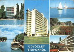 72457130 Siofokrol Hotels Strand Kanal Segelboot  - Ungarn