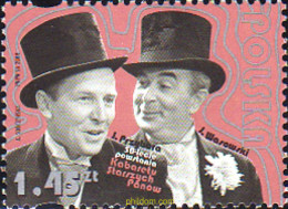 227840 MNH POLONIA 2008 JEREMY PRZYBORA Y JERZY RYSZARD WASOWSKI FONDADORES DEL CABARET - Ungebraucht