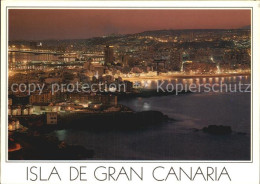 72457114 Las Palmas Gran Canaria Nachtansicht  - Sonstige & Ohne Zuordnung