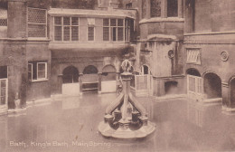 Postcard - Bath, Kings Bath, Main Spring  - Card No. 57723 - VG - Non Classés