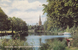 Postcard - River Avon And Church, Stratford-Upon-Avon  - Card No. 1-26-01-14 - VG - Non Classés