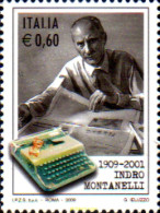 231307 MNH ITALIA 2009 INDRO MONTANELLI - PERIODISTA - ...-1850 Préphilatélie