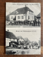 Aspach-le-bas - Gruss Aus Niederaspach - Restaurant Au Chasseur, Zum Jäger - Inhaber: Chr. Higelin - Münch - Oblitératio - Other & Unclassified
