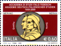 231314 MNH ITALIA 2009 CINCUENTENARIO DE LA ACADEMIA DE ESTUDIOS ITALO-ALEMANES - 1. ...-1850 Vorphilatelie