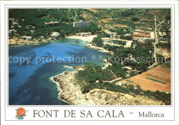 72457086 Mallorca Fliegeraufnahme Font De Sa Cala Mallorca - Altri & Non Classificati