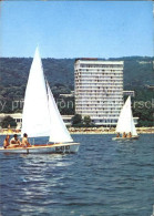 72457071 Slatni Pjasazi Hotel Von Der Seeseite Mit Segelbooten Slatni Pjasazi - Bulgarien