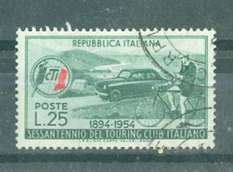 ITALIE - N°680 Oblitéré - 60°anniversaire Du Touring Club Italien. - 1946-60: Oblitérés