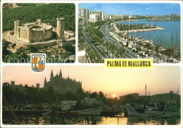 72457022 Palma De Mallorca Hafen Burg Palma - Altri & Non Classificati