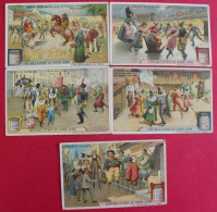 4 Chromo Liebig 1910. S 986. Image, Chromos. édition Française. Scènes De Carnaval. + 1 Gratuite - Liebig