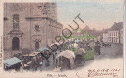 Postkaart - Carte Postale - Zele - Markt - Kleur (C6009) - Zele