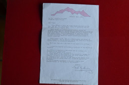 Signed Edmund Hillary Letter 1995 Everest Himalaya Mountaineering Escalade Alpinisme - Sportief