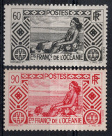 OCEANIE  Timbres-Poste N°101* & 106* Neufs Charnières TB Cote : 1€75 - Nuovi